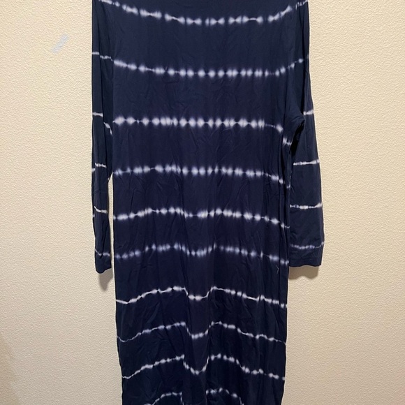 NWT! Old Navy Navy and White Tie-Dye Maxi Dress size XXL - Picture 5 of 5